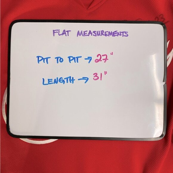 NHL RBK Detroit Red Wings Signed Brad Stuart #23 Red White Hockey Jersey M - Picture 7 of 16